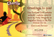 Charlie & Chocolate Factory Augustus Gloop Costume Card #021/430   - TvMovieCards.com
