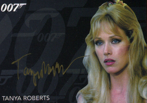 James Bond Archives Final Edition 2017 Tanya Roberts Gold Autograph Card   - TvMovieCards.com