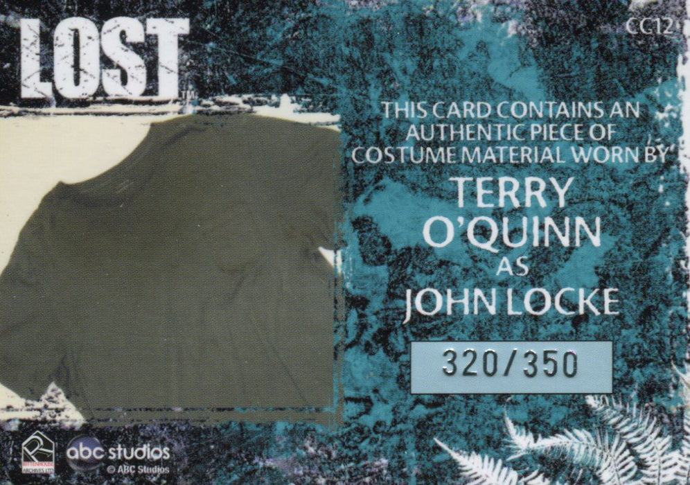 Lost Relics Terry O'Quinn as John Locke Relic Costume Card CC12 #320/350   - TvMovieCards.com