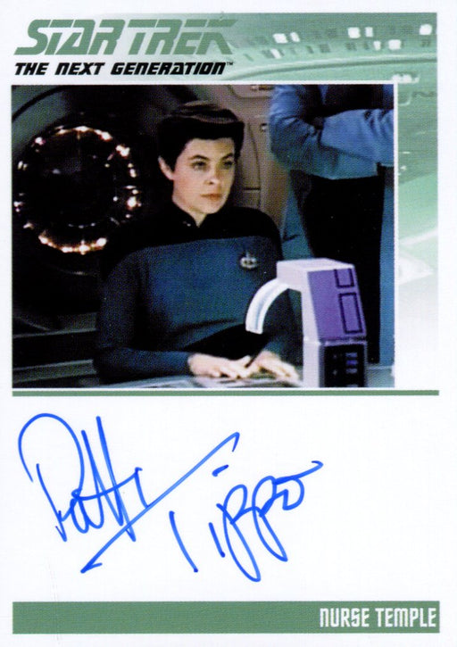 Star Trek TNG Portfolio Prints Autograph Card Patti Tippo as Nurse Temple   - TvMovieCards.com