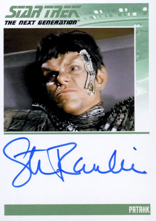 Star Trek TNG Portfolio Prints Autograph Card Steven Rankin as Patahk   - TvMovieCards.com