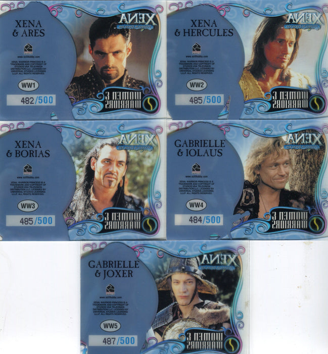 Xena Art & Images Women and Warriors Cell Chase Card Set   - TvMovieCards.com