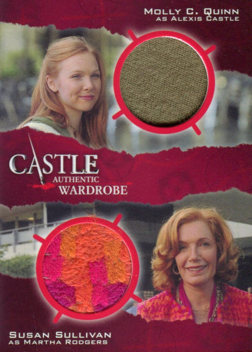 Castle Seasons 3 & 4 Alexis Martha Dual Wardrobe Costume Card DM3   - TvMovieCards.com