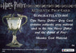 Harry Potter Goblet Fire Update Weasley Tent Prop Card HP P4 #096/520   - TvMovieCards.com
