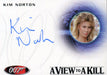 James Bond 50th Anniversary Series Two Kim Norton Autograph Card A167   - TvMovieCards.com