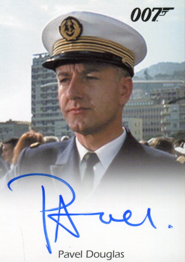 James Bond Archives Final Edition 2017 Pavel Douglas Autograph Card   - TvMovieCards.com