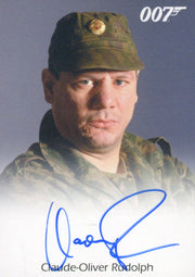James Bond Archives Final Edition 2017 Claude Oliver Rudolph Autograph Card   - TvMovieCards.com