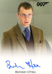 James Bond Classics 2016 Brendan O'Hea Autograph Card   - TvMovieCards.com