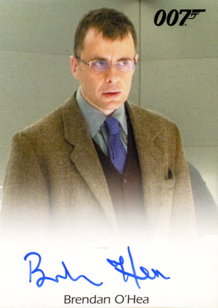 James Bond Classics 2016 Brendan O'Hea Autograph Card   - TvMovieCards.com