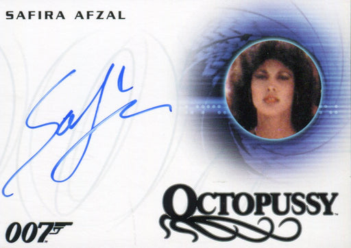 James Bond Classics 2016 Safira Afzal Autograph Card A266   - TvMovieCards.com