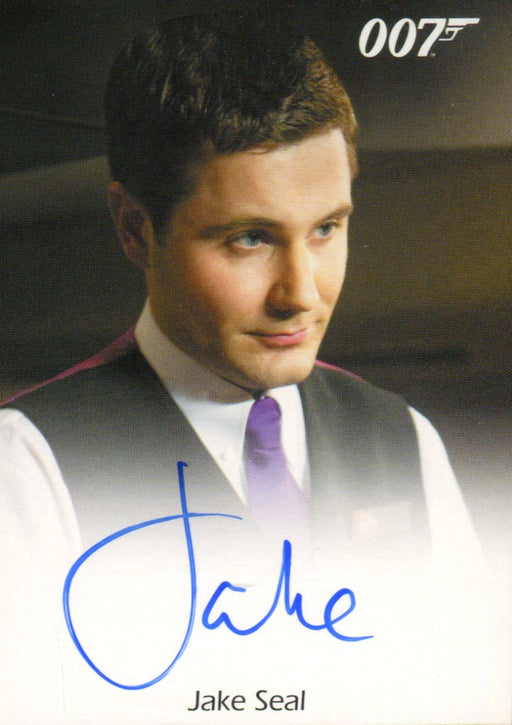 James Bond Archives Spectre Jake Seal as Bartender Autograph Card   - TvMovieCards.com