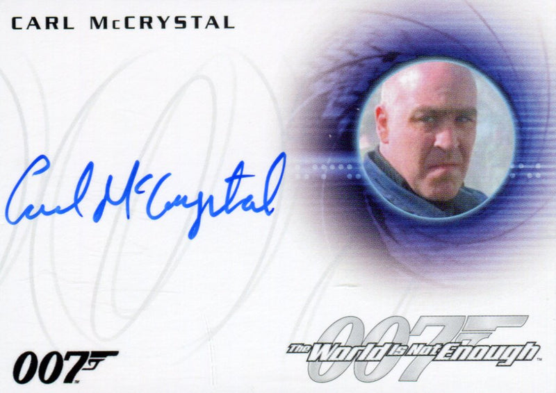 James Bond Archives 2015 Edition Carl McCrystal Autograph Card A260   - TvMovieCards.com