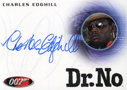 James Bond Archives 2014 Edition Charles Edghill Autograph Card A245   - TvMovieCards.com