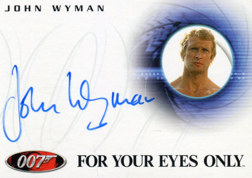 James Bond A39 The Quotable James Bond John Wyman Autograph Card   - TvMovieCards.com