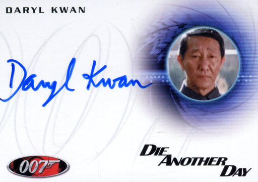 James Bond Autographs & Relics Daryl Kwan as General Han Autograph Card A232   - TvMovieCards.com
