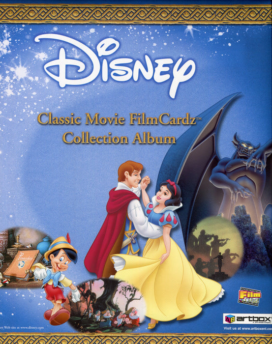 Disney Classic Movie Series One Filmcardz Empty Trading Card Album 3-Ring Binder   - TvMovieCards.com