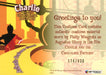 Charlie & Chocolate Factory Augustus Gloop Costume Card #174/430   - TvMovieCards.com