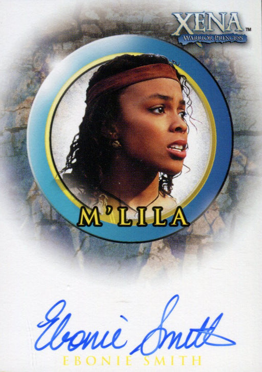 Xena Season Six Ebonie Smith as M'Lila Autograph Card A15   - TvMovieCards.com