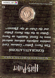 Harry Potter Order Phoenix Harry's Shirt Costume Card C1 HP #216/375   - TvMovieCards.com