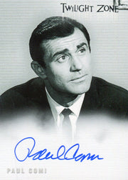 Twilight Zone 3 Shadows and Substance Paul Comi Autograph Card A-56   - TvMovieCards.com