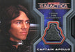 Battlestar Galactica Colonial Warriors Captain Apollo Costume Card CC6   - TvMovieCards.com