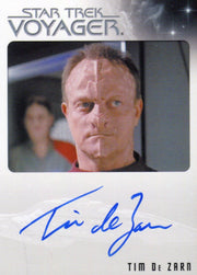 Star Trek Voyager Heroes Villains Autograph Card Tim De Zarn as Warden Yediq   - TvMovieCards.com