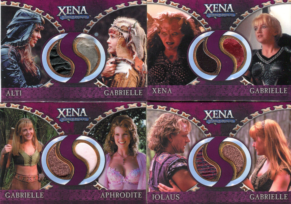 Xena Dangerous Liaisons Double Costume Card Set 12 Cards DC1 thru DC12   - TvMovieCards.com