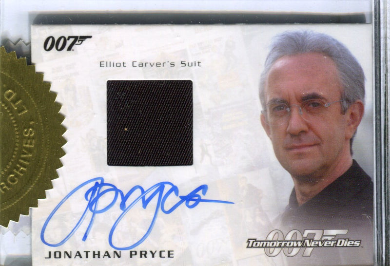 James Bond Archives Spectre 2016 Jonathan Pryce Autograph Costume Card 134/250   - TvMovieCards.com