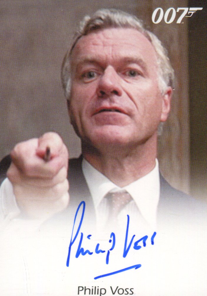 James Bond Archives 2015 Edition Philip Voss Autograph Card   - TvMovieCards.com