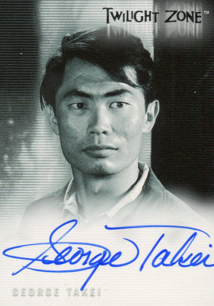 Twilight Zone 3 Shadows and Substance George Takei Autograph Card A-51   - TvMovieCards.com