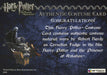 Harry Potter Prisoner Azkaban Update Cornelius's Coat Costume Card HP #762/830   - TvMovieCards.com
