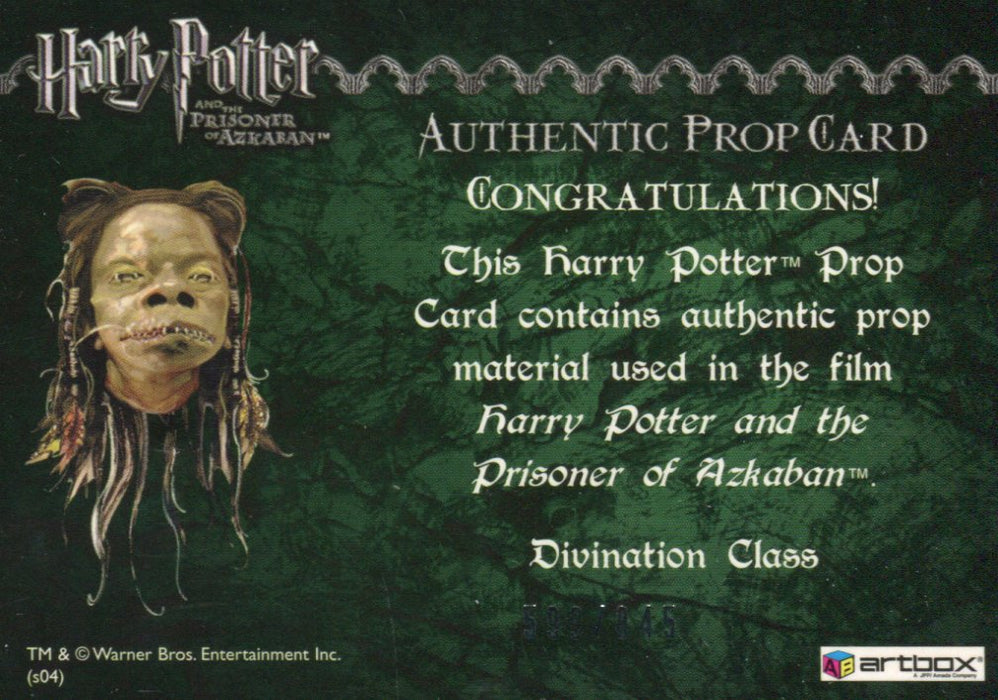 Harry Potter Prisoner Azkaban Update Divination Class Prop Card HP #599/845   - TvMovieCards.com
