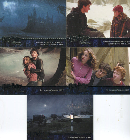 Harry Potter Prisoner of Azkaban Update Silver Foil Promo Card Set 5 Cards   - TvMovieCards.com