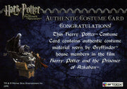 Harry Potter Prisoner Azkaban Update Gryffindor Costume Card HP #019/330   - TvMovieCards.com
