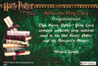 Harry Potter and the Sorcerer's Stone Wizard Candy Prop Card HP #412/538   - TvMovieCards.com
