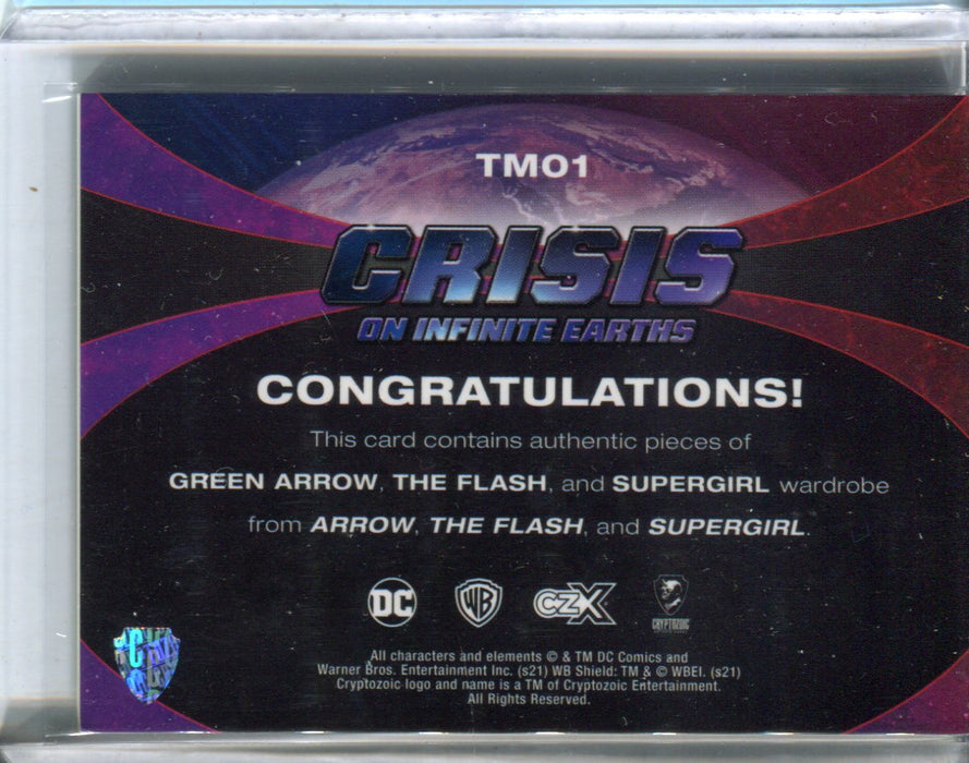 CZX Crisis of Infinite Earths Triple Costume Card TM01 #09/75 Arrow Flash Superg   - TvMovieCards.com