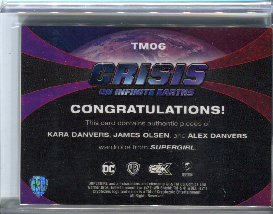 CZX Crisis Infinite Earths Triple Costume Card TM06 #045/125 Benoist Brooks Leig   - TvMovieCards.com