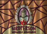 2019 Rick and Morty Season 2 Convention Metal Chase Card M6 Bird Person   - TvMovieCards.com