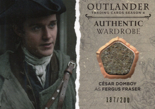 Outlander Season 4 Fergus Fraser Wardrobe Costume Card M29 #187/200   - TvMovieCards.com