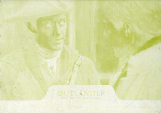 Outlander Season 4 Yellow Metal Printing Plate Chase Card #3   - TvMovieCards.com