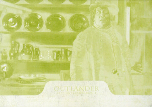 Outlander Season 4 Yellow Metal Printing Plate Chase Card #4   - TvMovieCards.com