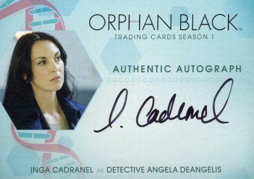 Orphan Black Season 1 Inga Cadranel as Angela Deangelis Autograph Card IC   - TvMovieCards.com
