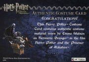Harry Potter Prisoner Azkaban Update Emma Watson Hermione Costume Card HP #619   - TvMovieCards.com