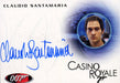 James Bond Heroes & Villains Claudio Santamaria as Carlos Autograph Card A147   - TvMovieCards.com