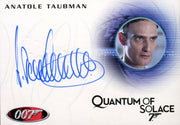 James Bond Mission Logs Anatole Taubman Autograph Card A148   - TvMovieCards.com