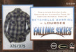 Falling Skies Season 2 Premium Pack Lourdes Costume Card CC28 #326/375   - TvMovieCards.com