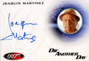 James Bond 50th Anniversary Series One Joaquin Martinez Autograph Card A177   - TvMovieCards.com