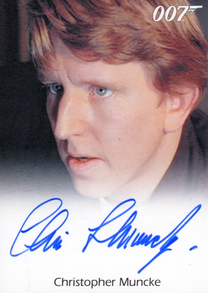 James Bond 50th Anniversary Series Two Christopher Muncke Autograph Card   - TvMovieCards.com