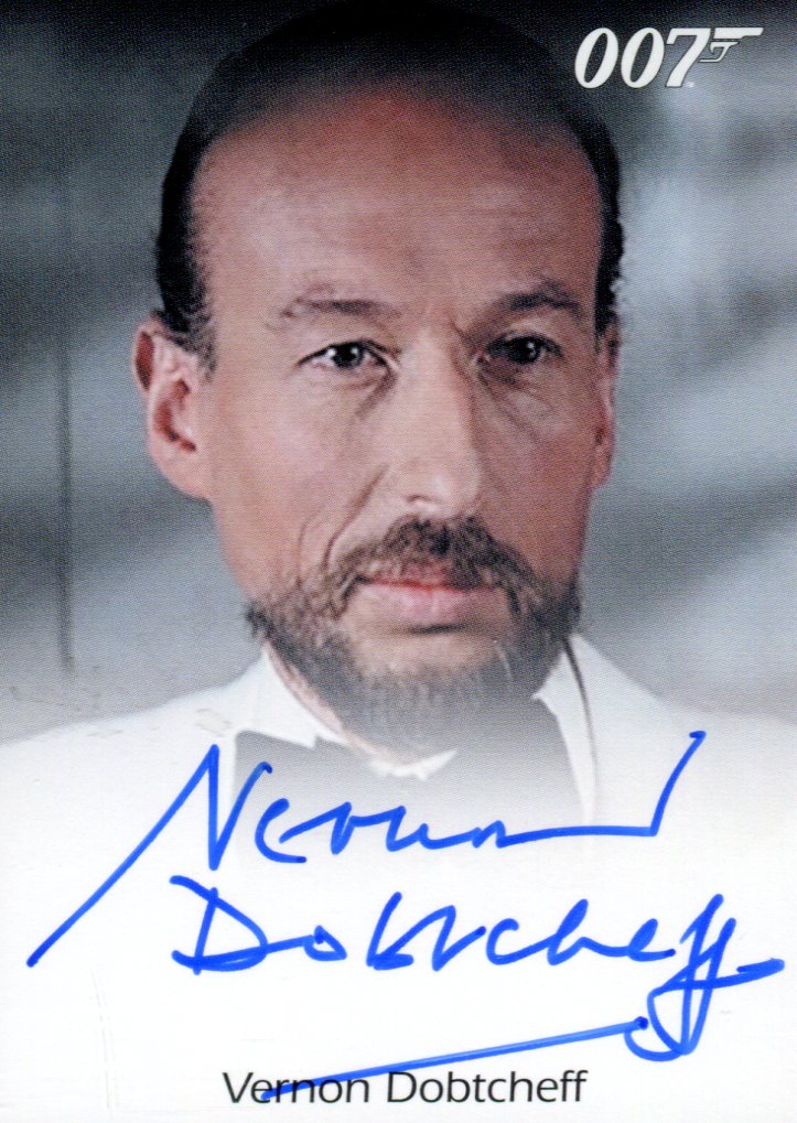 James Bond 50th Anniversary Series One Vernon Dobtcheff Autograph