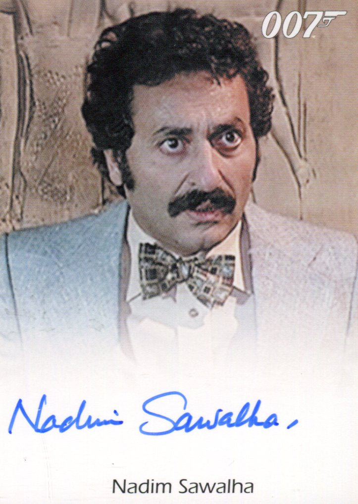 James Bond 50th Anniversary Series One Nadim Sawalha Autograph Card   - TvMovieCards.com